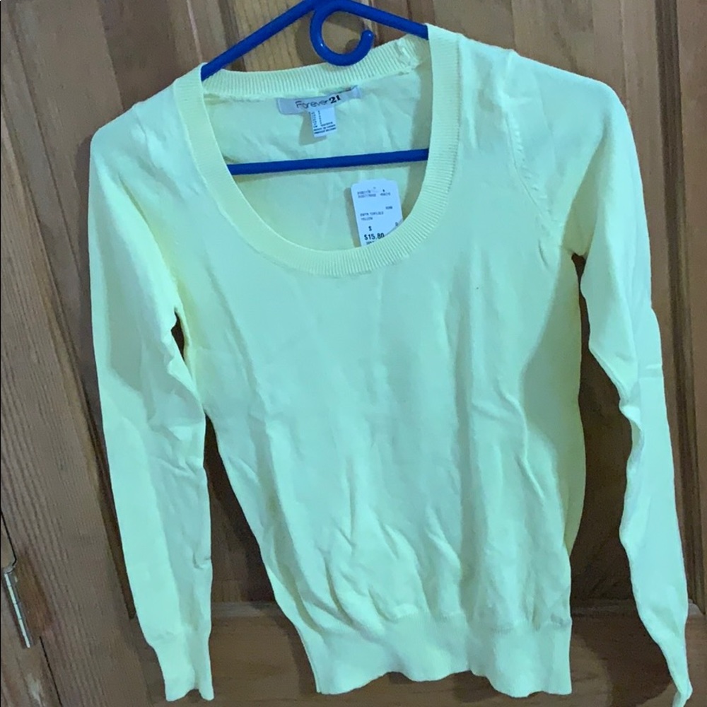 Yellow sweater